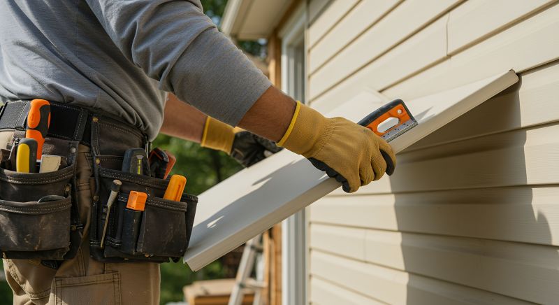 Professional Installing Vinyl Siding